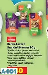 KİWİ YAMMİES KARMA LEZZET SIVI KEDİ MAMASI 90 G